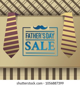 Father's day sale illustration