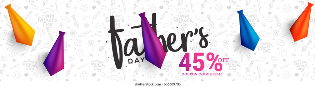 Fathers Day Sale Promotion Background, Poster,Banner,social Media,Marketing Template Design.