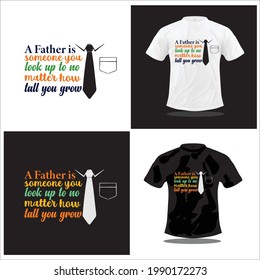 Fathers day Saying and Quotes, typography, vector best for t-shirt design print. Happy father's day design.
