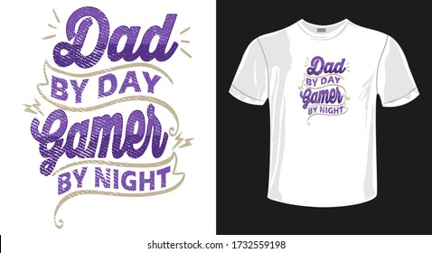 Fathers day Saying and Quotes.vector best for t-shirt clothing poster sticker and other.Dad - tshirt print. Happy father's day. fathers design.