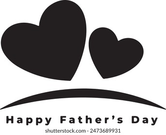  father's day silhouette, happy father's day, father's day, father's day wishes, silhouette, people, family, child, vector, boy, woman