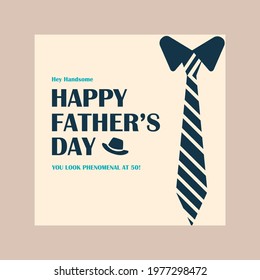 Father's Day Social Media Banner Template