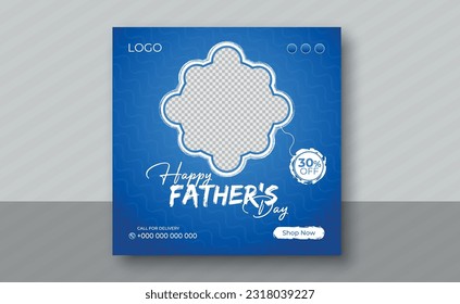 Father's Day Social Media Post Design