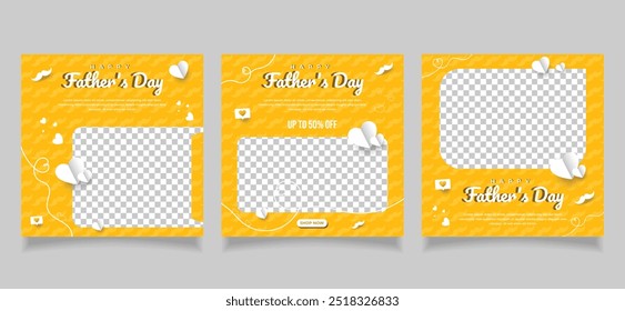 Father's Day social media post template
