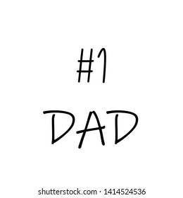 Fathers day special card, use as poster, flyer or  T shirt