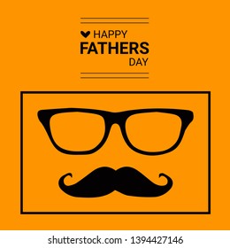 Fathers Day Special Mustaches With Glass