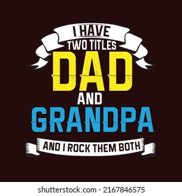 Fathers day special printable vector designs