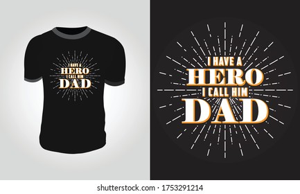 Fathers day special t shirt  design template