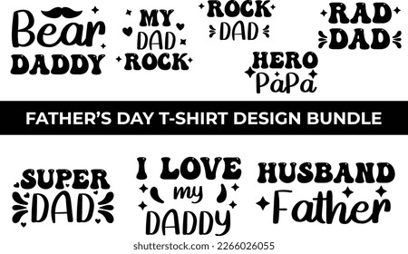 Father's Day Special T-shirt Design Bundle