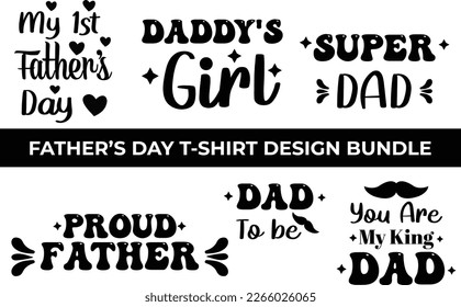 Father's Day Special T-shirt Design Bundle