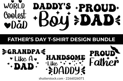 Father's Day Special T-shirt Design Bundle