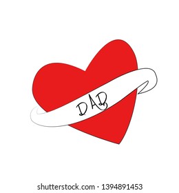 Fathers day special,Typography for print or use as poster, flyer or T shirt