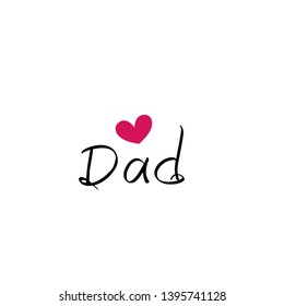 Fathers day special,Typography for print or use as poster, flyer or T shirt