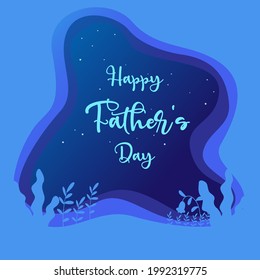 Father's Day staring night sky.