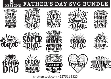 Father's Day SVG Bundle, Father's Day SVG design