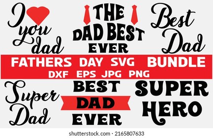 Fathers day Svg bundle vector design
