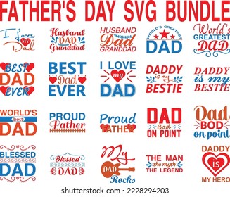 Father's day Svg Bundle.Father's day T-shirt Design Svg Bundle.