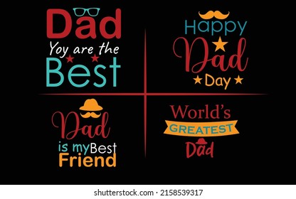 Fathers day svg design bundle vol.4