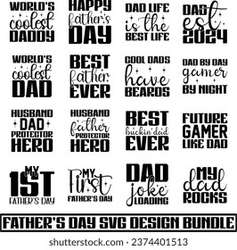 Father's day "svg" design bundle and eps file