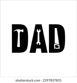 Father's Day SVG, Gift for Dad Svg, Dad and Tools SVG, Best Dad, Daddy Mechanic tool bag, Dad cut file in Svg svg