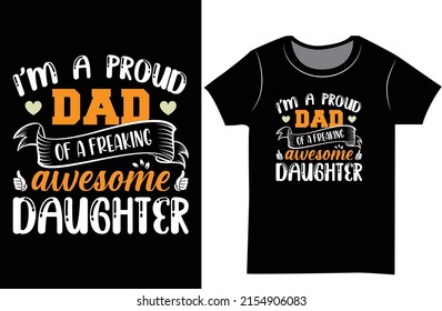 Father's day svg shirt. Dad typography t-shirt design. T-shirt as a gift. svg