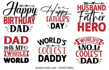Father's Day SVG T shirt design Bundle