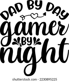 Fathers Day SVG T Shirt Design