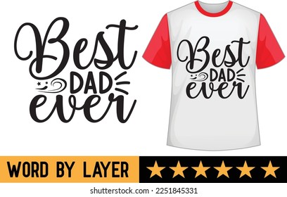 Father's day svg t shirt design