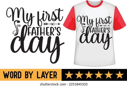 Father's day svg t shirt design