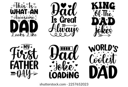 Väter Day SVG t Shirt Bundle, Vathers Day SVG, Best Dad, Daddy svg bündel, Vater svg,