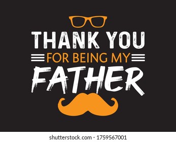 Father's Day T shirt Design template