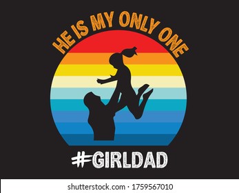 Father's Day T shirt Design template