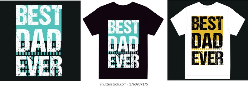 Father's Day T Shirt Design Template