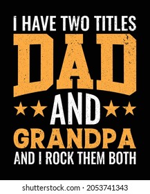 Father's day t shirt design