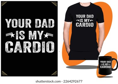 Fathers Day  T shirt design or Grandpa funny Gaming t shirt design or t shirt design template or vector