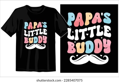 Fathers day t shirt design vector, dad t shirt design, papa graphic t-shirt design, dad svg design, Free vector colorful fathers day lettering sticker