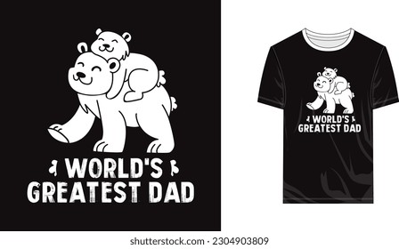 Father's day t shirt design,  Father and son vector,  vintage t shirt design, trendy design