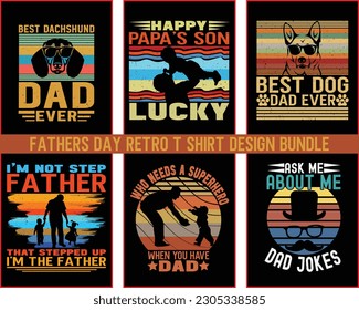 Fathers Day T shirt Design Bundle ,Retro Vintage Father's Day t Shirt Design Bundle,Vintage Father's Day shirts bundle,happy father's day t shirt