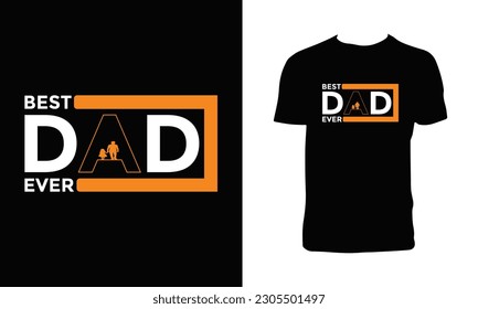 Father's Day T Shirt Design. 