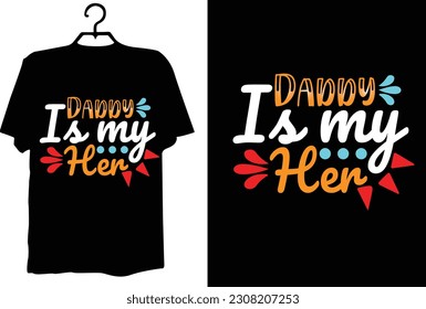 Father's day t shirt design vector
