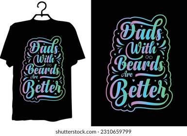 Father's day t shirt design vector