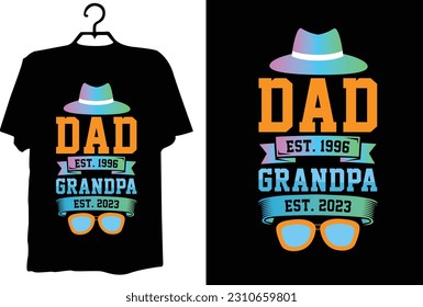 Father's day t shirt design vector