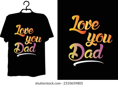 Father's day t shirt design vector