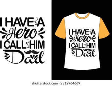 father,s day t shirt design.