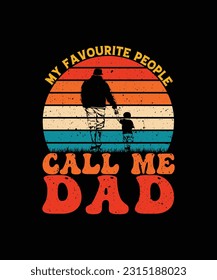 Father's day t shirt design