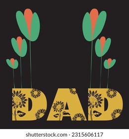 Fathers Day T Shirt Design Image