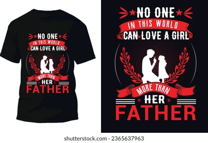 Fathers Day T Shirt Design Vector