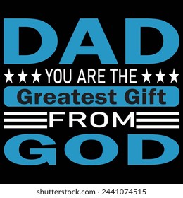 Father's Day T shirt Design Vector Image