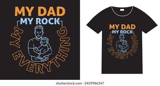 Fathers day t shirt design, happy fathers day t shirt, dad t shirts, typography t shirt design