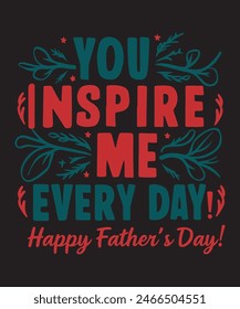 Father's day t shirt design, 